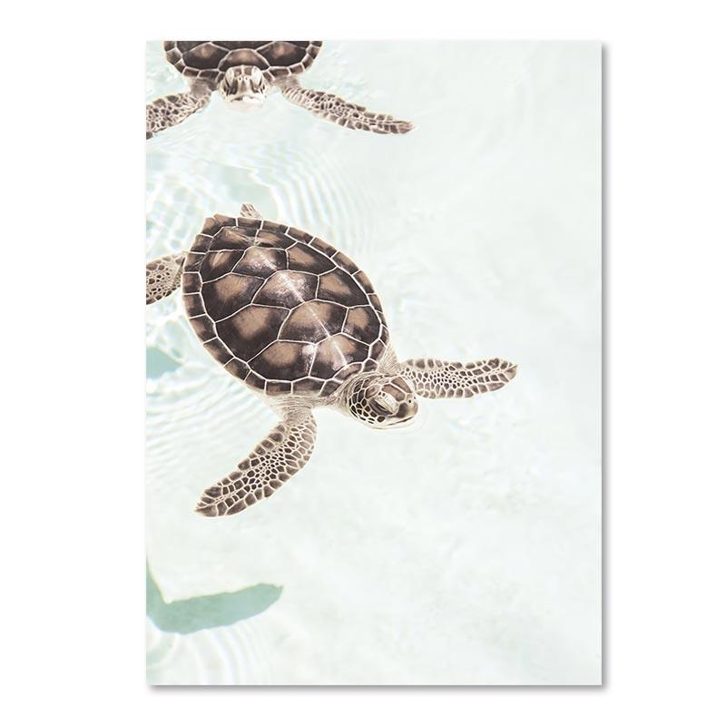 Beach Sea Wave Bridge Starfish Shell Reed Pink Wall Art Canvas Painting Nordic Posters And Prints Picture Living Room Home Decor