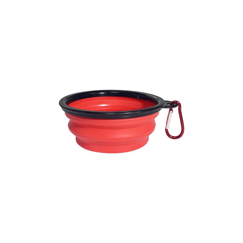 1pcs TPE Pet Folding Bowl Outdoor Portable Dog Basin and Cat Food Bowls Wear-resistant Shockproof Universal Food Bowls Travel Camping Pet Accessories