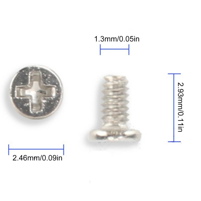 58Pcs Full Screws Set for NS Lite Game Console Repair Replacement Head Screw Kit