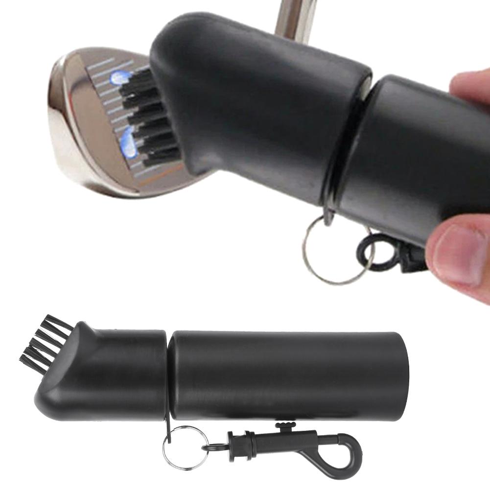 Szczotka do czyszczenia kijów golfowych Przenośny czyścik do rowków Akcesorium golfowe z butelką na wodę