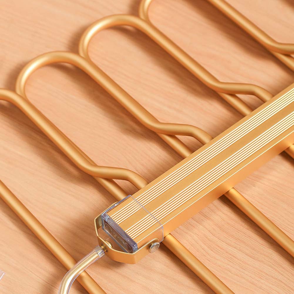 Multi-layer Pants Drying Rack Non-slip Pants Storage Holder For Closet