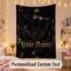 Custom Personalized Tapestry,Rammstein Print Custom Name Text Wall Art Hanging for Bedroom