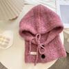 Fluffy Lambs Wool Hat Windproof Ear Protection Hat Fashion New Year Red Hat  Autumn