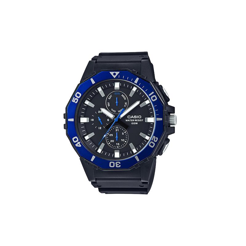 

Casio CASIOYOUTH series-MRW disc three-pin series simple men s three-eye waterproof quartz movement resin strap Japanese and Korean MRW-400H-2A2021 чорний
