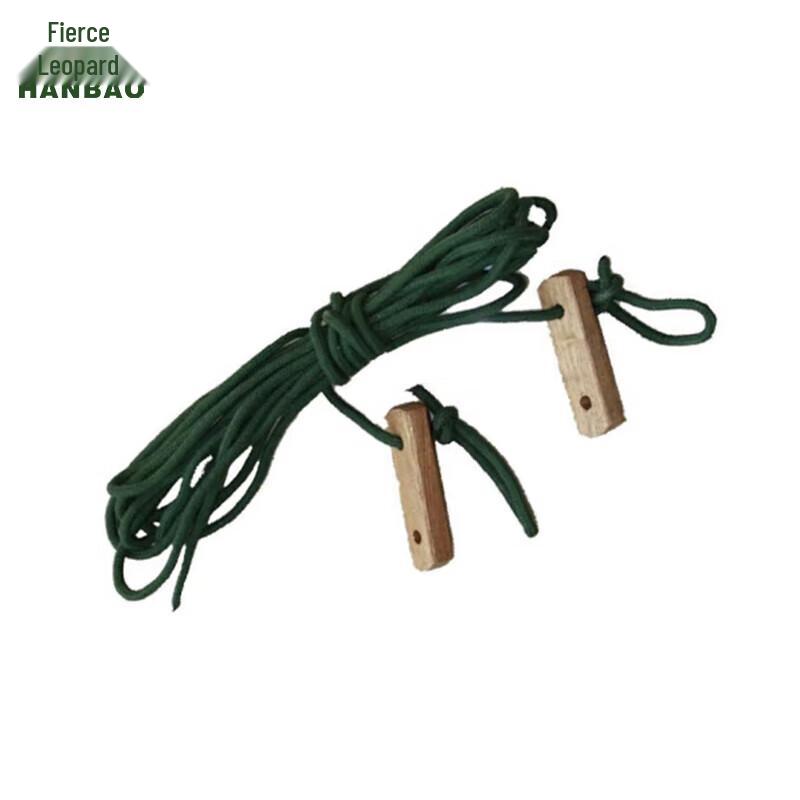 Hanbao Tent Guyline Rope with Wooden Tensioner