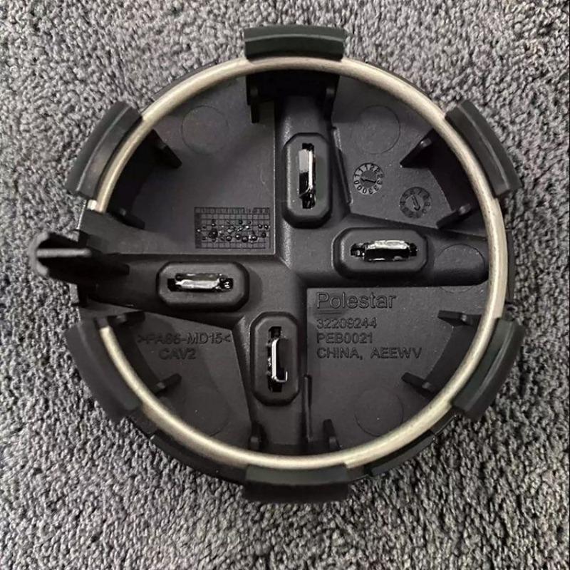 4 pezzi/set Modifica auto Accessori ruota auto Coprimozzo Ruota Copricentro Pneumatico Decorazione per Polestar