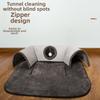 U-shaped Cat Tunnel Bed Removable Washable Play Mat Warm Cat House  Pet Interactive