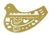 Kamakura Toshimaya Hato Sable Stationery Pigeon-shaped Ruler Made of Brass