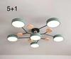 Nordic Macaron Ceiling Light - Modern Minimalist, Solid Wood Fixture for Living Room, Hall, Bedroom, or Restaurant.