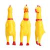 Funny Lovely Cute Rubber Screaming Chicken Pet Dog Chew Toy Pet Squeaky Toy Pet Supplies