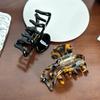 Handmade Retro 4mm Acetate Tortoise Shell Hair Claw Clip For Thick Hair And Elegant Updos