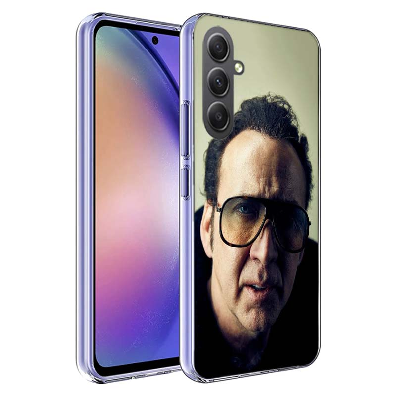 

Funny Nicolas Cage Actor Phone Case for Samsung A17 A37 A57 A07 A16 A26 A36 A56 A06 A02S A12 A22 A32 A52S A04S A14 A24 A34 A54 A Samsung A17 5G