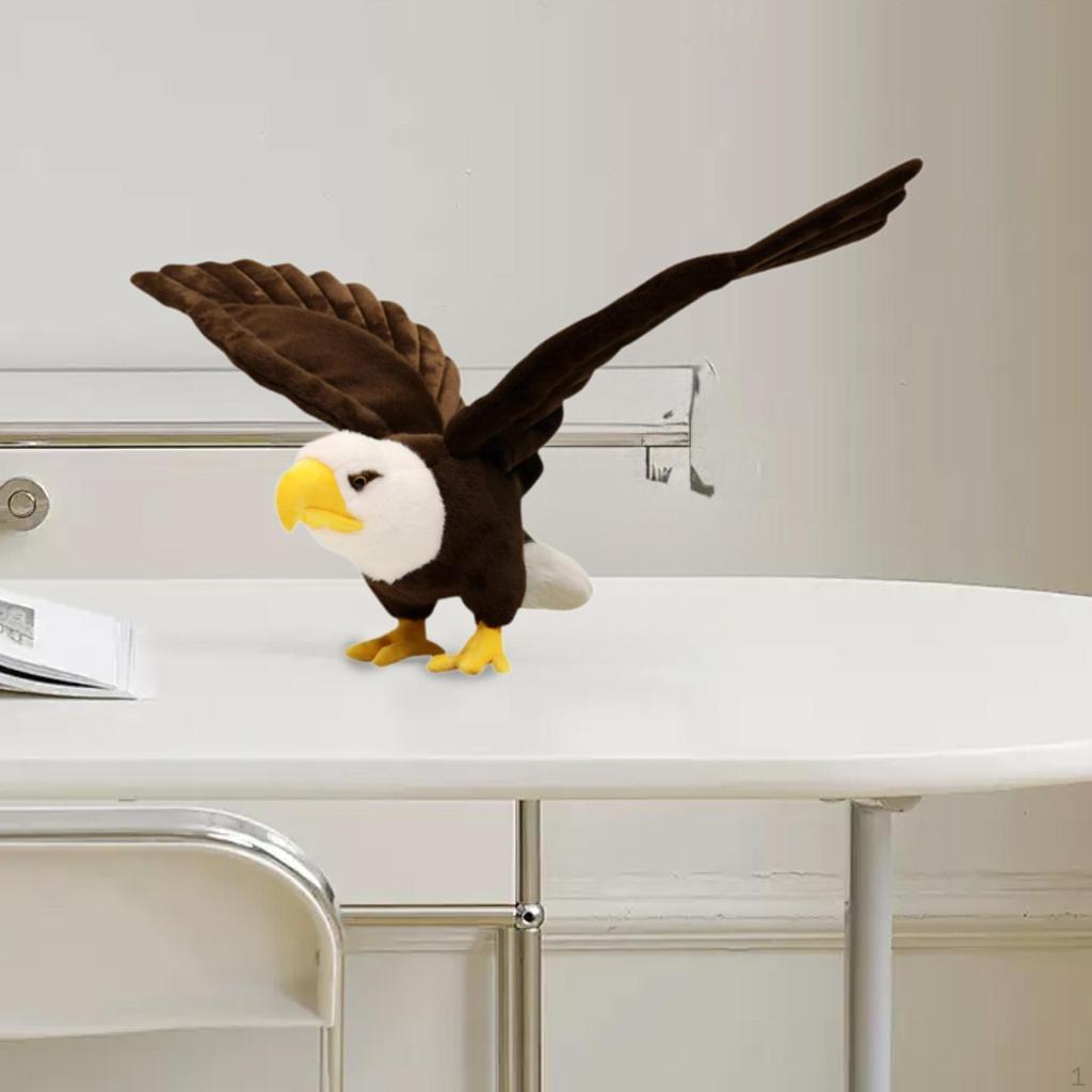 Bald Eagle Plush Toy for Kids, Soft Animal Doll Home Decoration