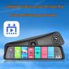 12" Android 8.1 Rearview Mirror Dash Cam with Dual Lens & 4G RAM AR Navigation.