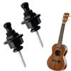 Guitar Strap Lock 2Pcs Strap Pins Durable Easy Installation Secure Guitar Accessories Suitable for Anti-Drop Guitars/Basses/Electric Guitars/Ukuleles