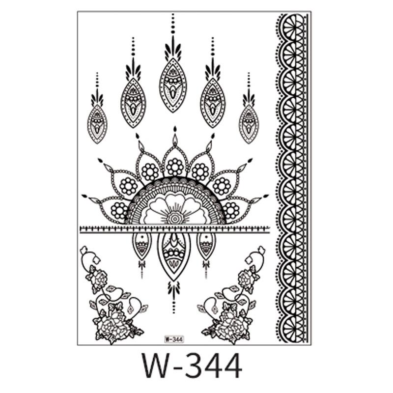 Beauty Sticker Black Tattoo Sticker Temporary Tattoo Waterproof Tattoo Sticker