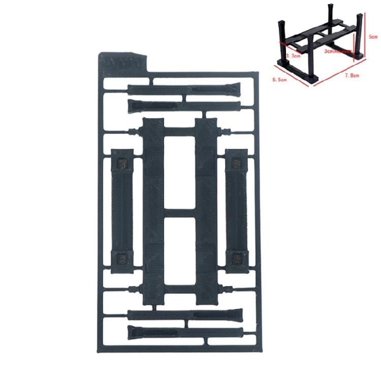 Model Vehicle Garage 2 Level Organization Stand 1/64 Scale Car Model Display Rack Assembly Kits Stable Showcase Platform