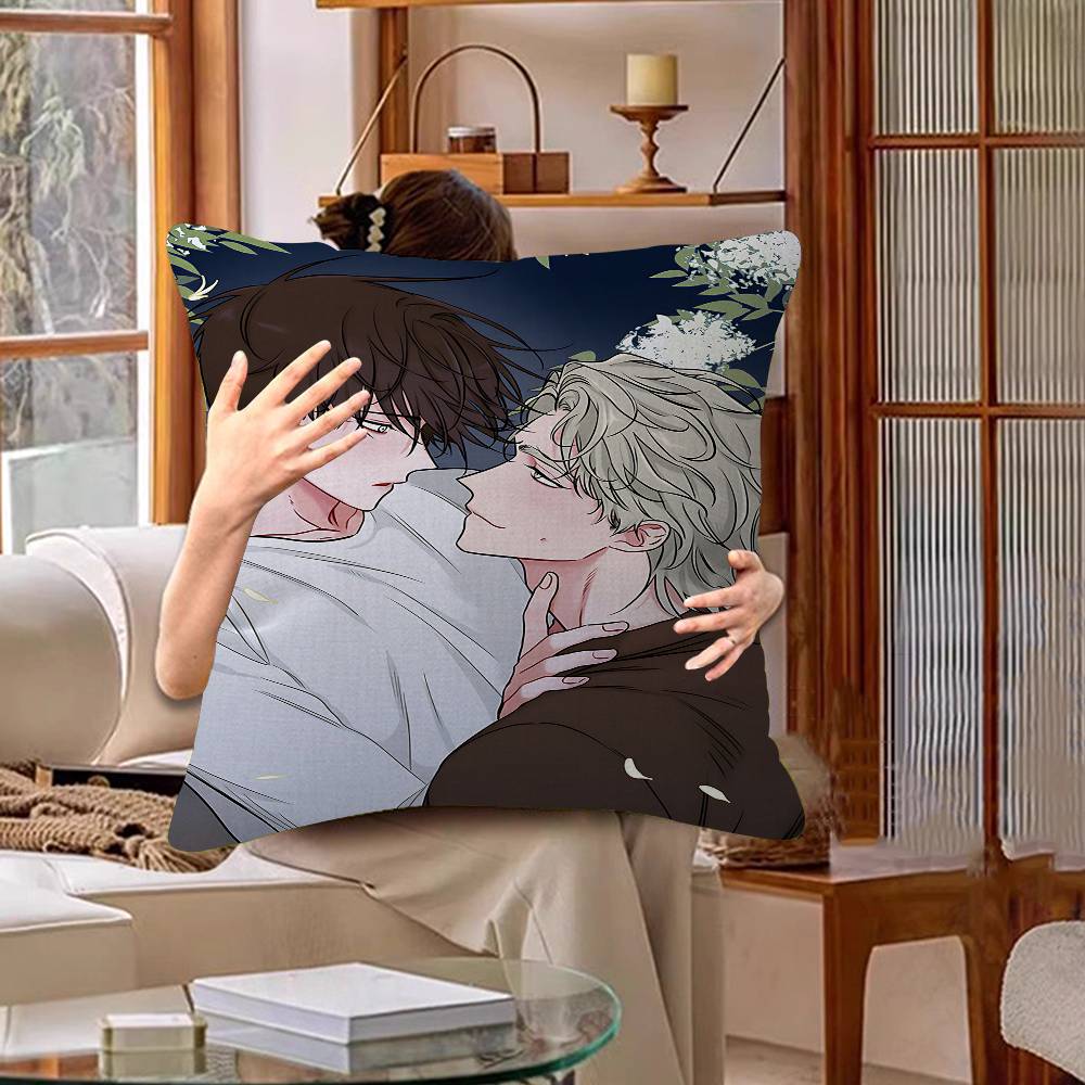 Low Tide In Twilight Anime 45*45cm Cushion Cover Pillow Cover Decor Pillowcase Home Pillowcase For Couch Pillow