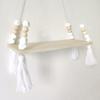 Nordischer Stil Macaron Achteckige Perle Fransen Regal Wandbehang Kinderzimmer Kreative Heimdekoration Brett