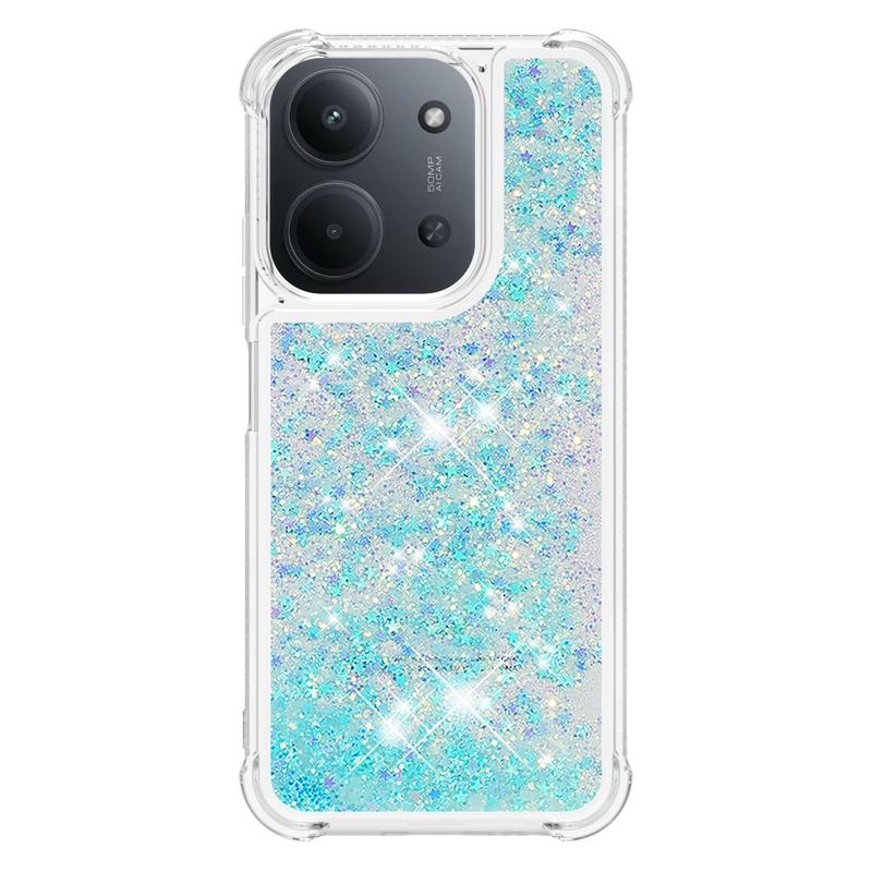 Pro Xiaomi Redmi 15C Pouzdro Redmi15C Třpytivé Tekuté Písky Dynamické Pouzdro na Telefon pro Funda Xiaomi Redmi 15c 4G 5G Kryt Coque