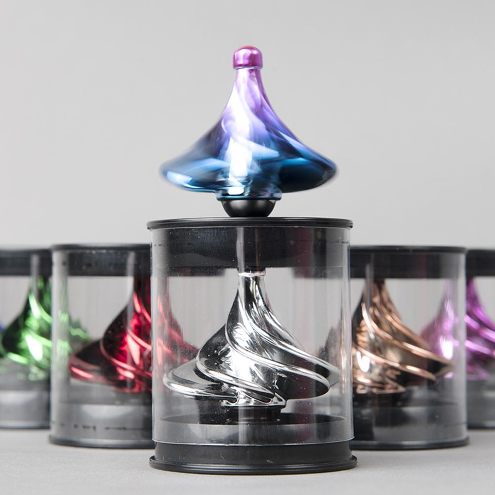 Exquisiter Kreisel und Fingerspielzeug für Kinder Windblasen Drehen Zappel-Desktop-Dekompression