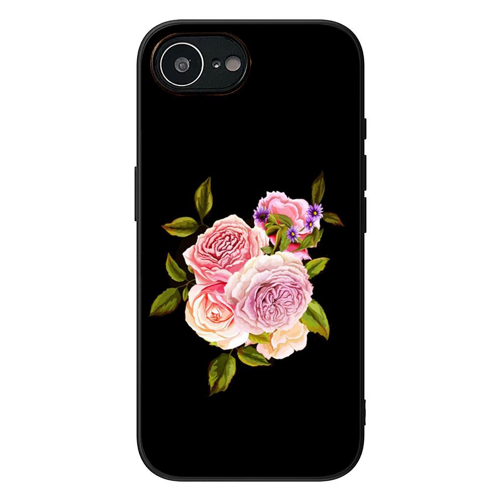 Rose Flower Casing Phone Cover for Apple iPhone 13 12 Mini XS 11 Pro Max 7 8 Plus + XR SE 2022 2020 SE3 Soft Case