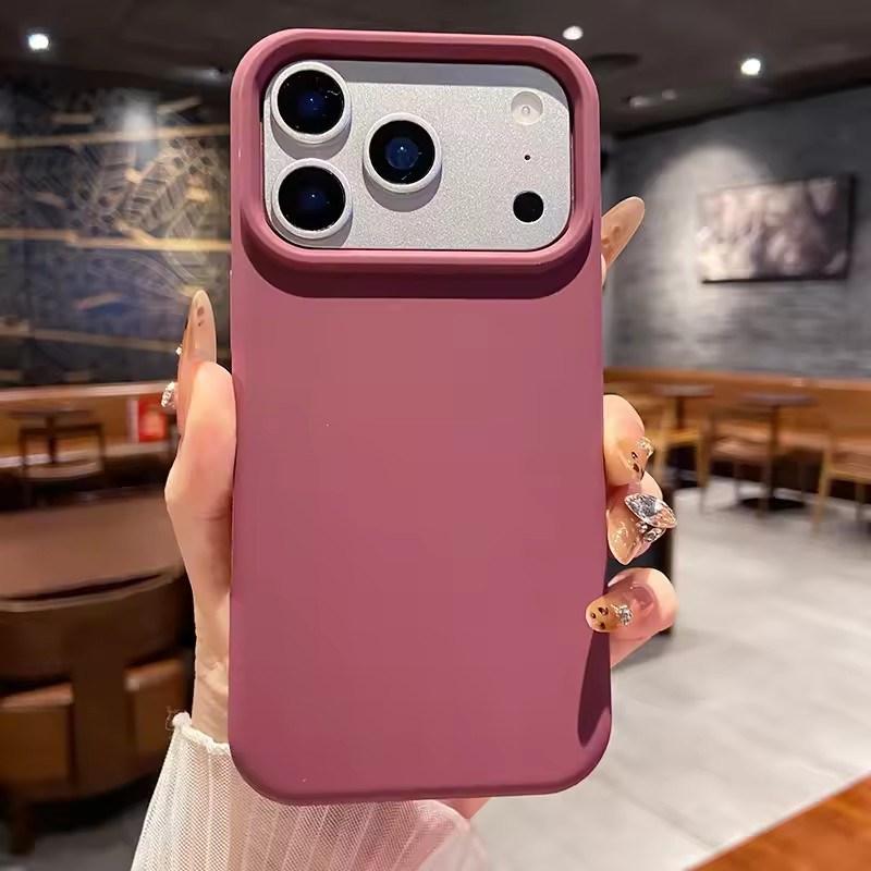 Luxus Flüssigsilikon Handyhülle für Apple iPhone 17 Air 16E 15 14 Plus 13 12 Mini 11Pro Max XR XS 7/8 SE XSmax Stoßfeste Schutz-Rückseite