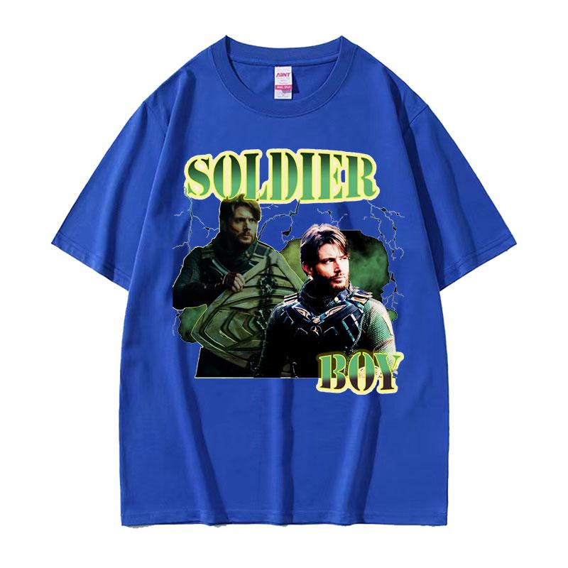 Beperkt The Soldier Boy Jensen Ackles Grafisch T-shirt Heren Mode Trending Oversized T-shirt Unisex Ronde Hals Katoenen T-shirt Tops