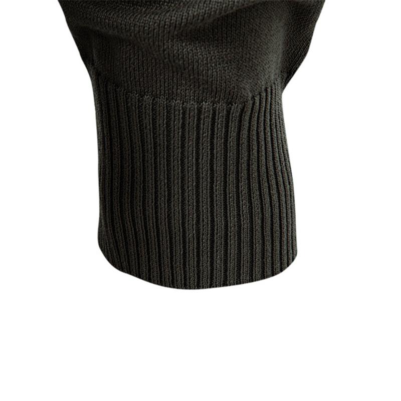 Callaway 2025 Autumn and Winter Embroidery New Men's Sweater Long Sleeved Knitted Sweater Half Zipper Business Casual Thin Sweater Men