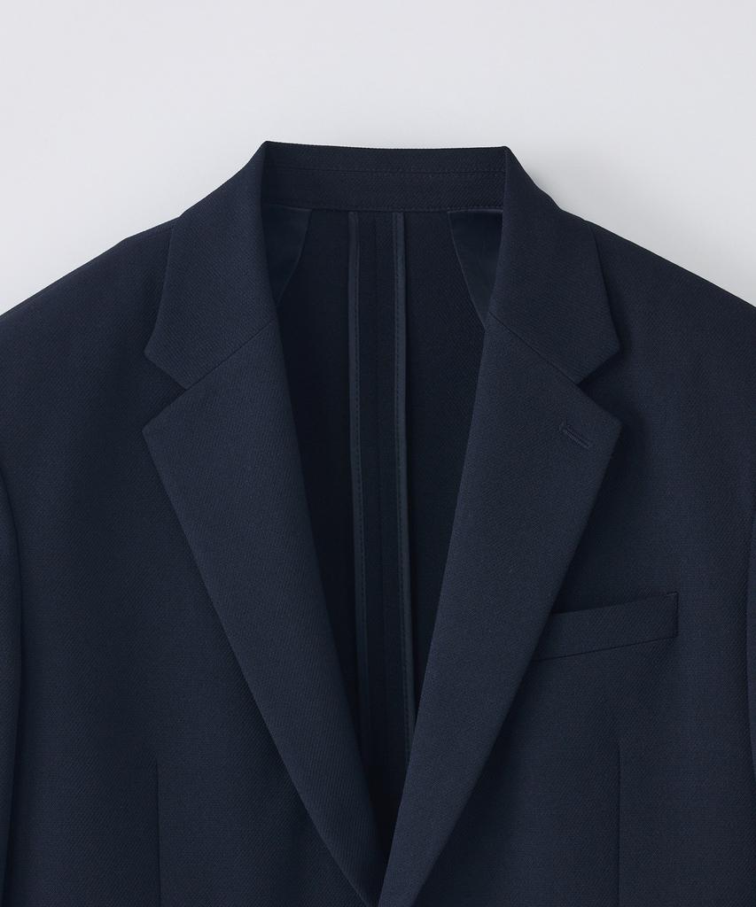 Stco [Summer] 4-Way-Stretch Lightweight Twill Setup Jacket_Navy (Relaxed Fit)_Sejwb01Nsn