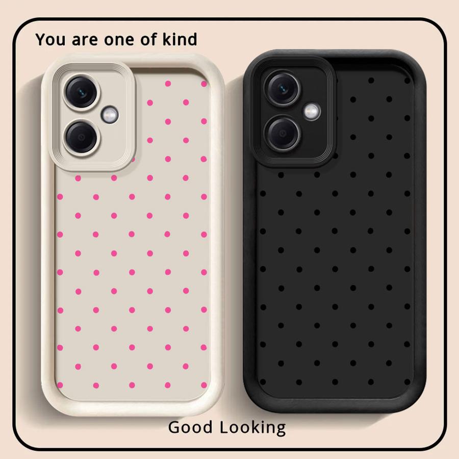 INS Polka Dot Small Fresh Phone Cover Case for Xiaomi Redmi Note 14 Pro Plus 12 11s Note 13 10 12s 11 12C 13C A1 A2 A3 A4 14C