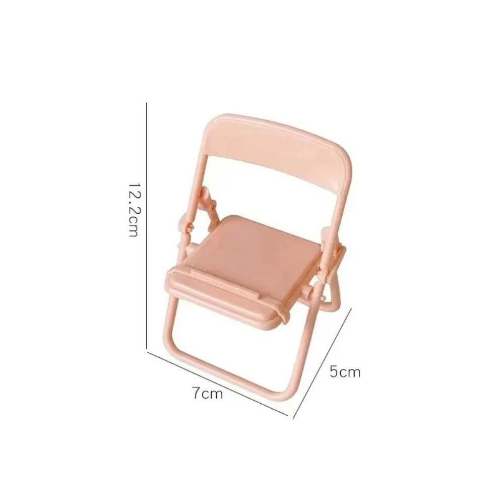 Mini Chair Mobile Phone Holder Plastic Mini Phone Holder Cute Mini Chair Phone Stand  Women