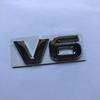 Car Styling 3D Metal V6 V8   Car Sticker Emblem Badge V6 V8 Emblem Badge  Nameplate Sticker Decal Replacement auto  Accessories