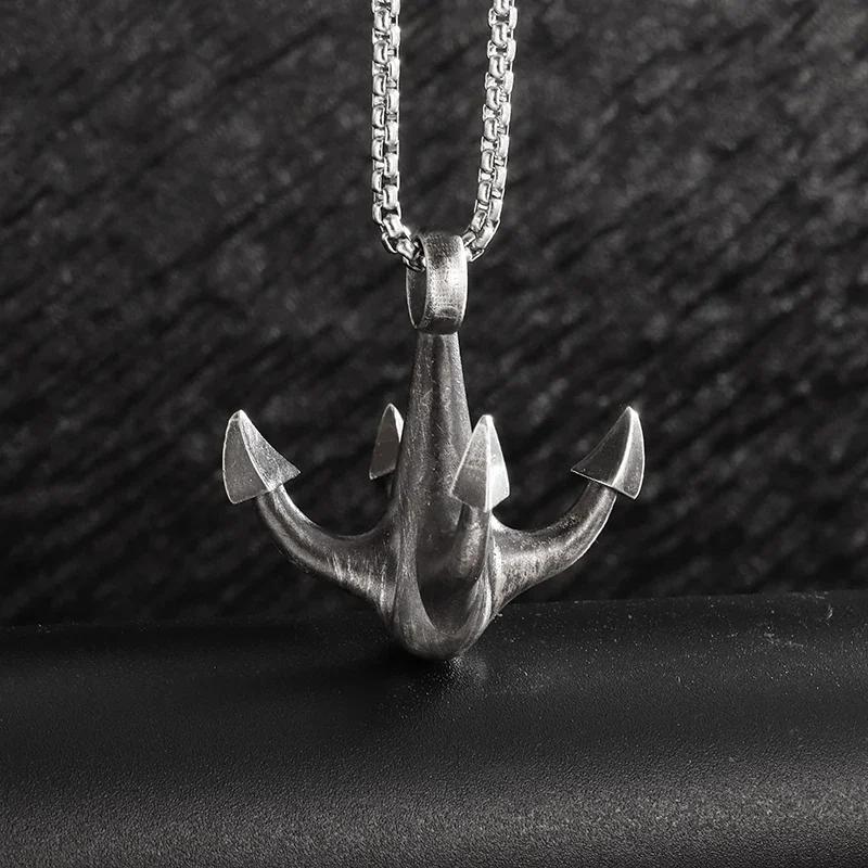 Sieben Engel Magischer Kreis Salomons Siegel Amulett Halskette Anhänger Herren Punk Retro Glücksbringer Schmuck