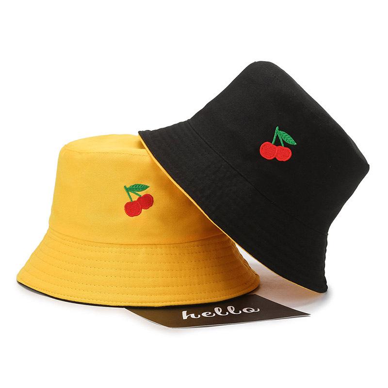 Double-sided Yellow Duck Bucket Hats In Sport Caps Fashion Unisex Beach Sun Hat Street Headwear Fisherman Outdoor Hat