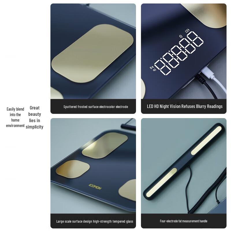 ICOMON FG2001UWB 8-Electrode Smart Body Fat Scale (CN version)