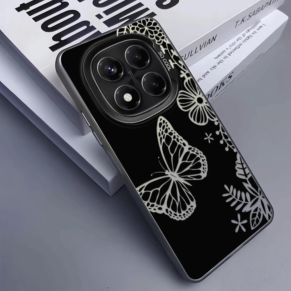Creative Butterfly Flowers Case for Xiaomi Redmi Note 14 14C 11 Pro A2 A1 12 12C 10 13C Note 13 12 Pro Plus Phone Cover