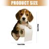 Playful Canine Inspired Tissue Dispenser High Quality Resin Construction Unique Gift For Housewarming Party