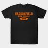 Men Black Print T-shirt Haddonfield High School No-Cut Transfer Paper Print Cotton Tshirt