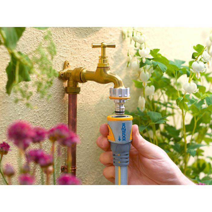 Raccord fin de tuyau pro métal pour tuyaux de 15 à 19mm - hozelock - 2040p0000