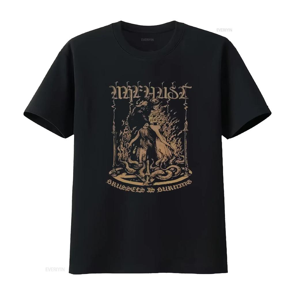Urfaust T Shirt Xl Arcturus Inquisition The Chasm Ulver Borknagar Taake Gothic Flame Snake Print Heavy Metal Rock Band Design