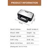 1000W High Power Electric Sandwich Maker Double Side Heating Grill Maker Kitchen Anti-stick Plate Breakfast Machine