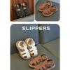 Girls' Hollow Sandals Summer New Style Children's Princess Toe Shoes, Little Girls' Soft Soled Baby Roman Shoes Summer Style