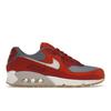 Air Max 90 Premium Gym Red Men Sneakers Habanero-Red Smoke-Grey Pale-Ivory DH4621-600