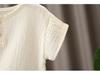 Summer Baby Cotton Gauze Short-Sleeve Two-Piece Set: Lightweight and Breathable for Boys and Girls