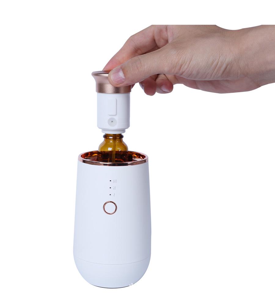 Tragbarer USB-wiederaufladbarer ätherisches Öl Auto-Diffusor mit Lithium-Akku