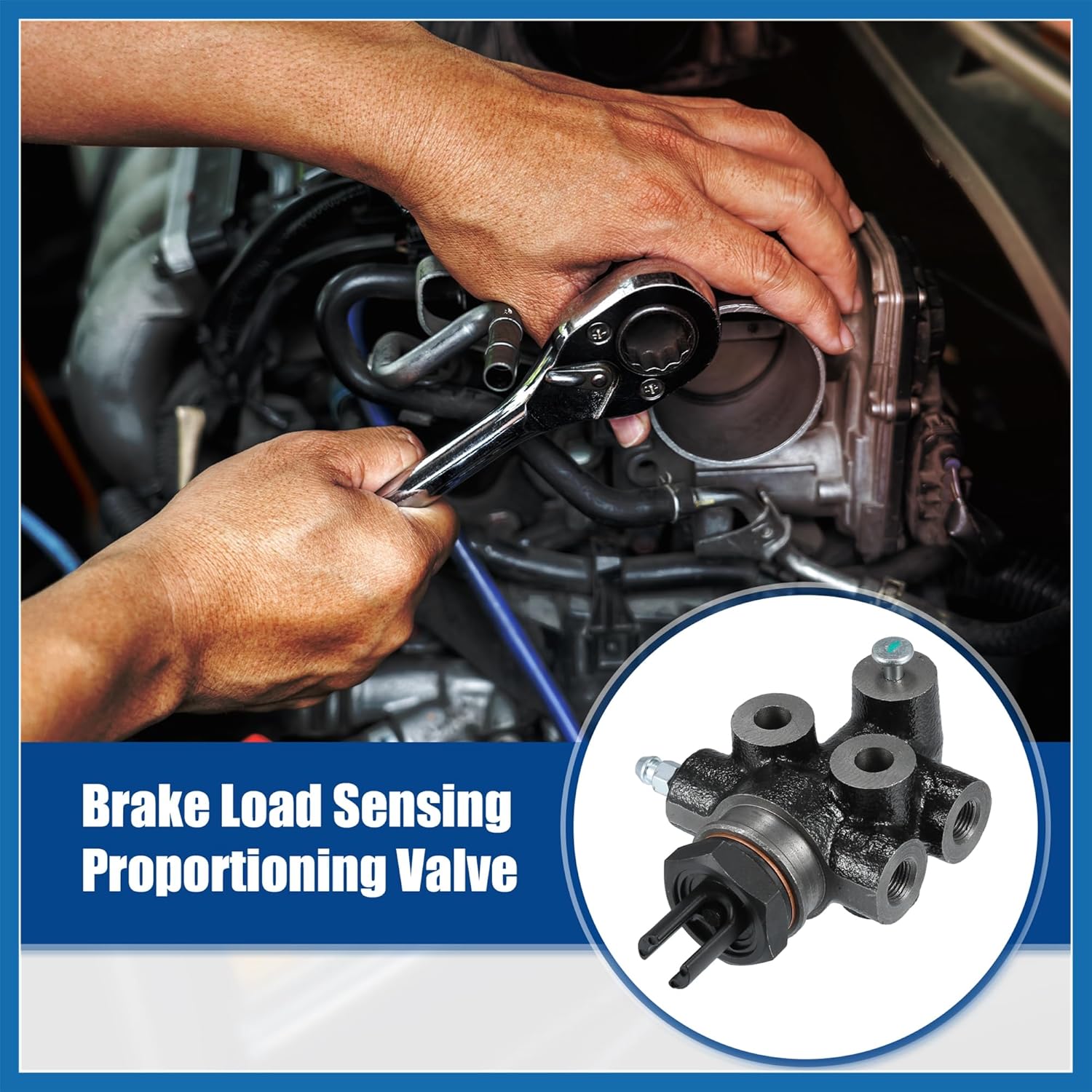 Brake Load Sensing Proportioning Valve Compensator Fit for Toyota 4Runner 1991-1995 No.47910-35420/47910-35160 - Pack of 1 Item Replacement