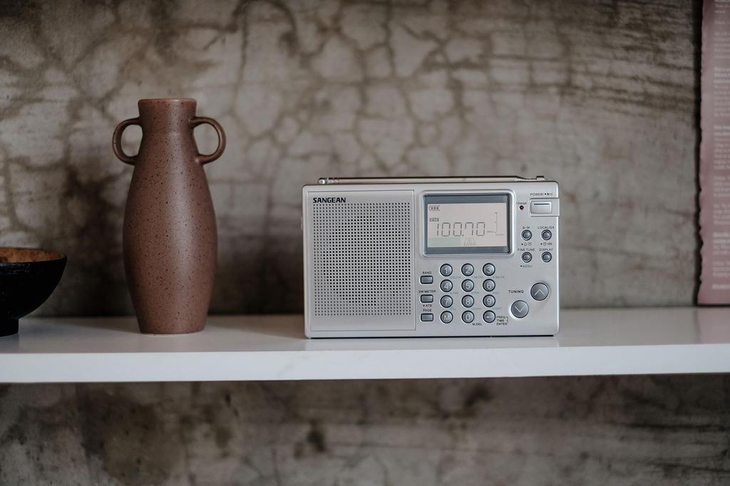 Sangean ATS-405J AM/FM/SW Multi-Band Radio with Shortwave, Squelch Control, Auto-Tuning System, and Alarm Function