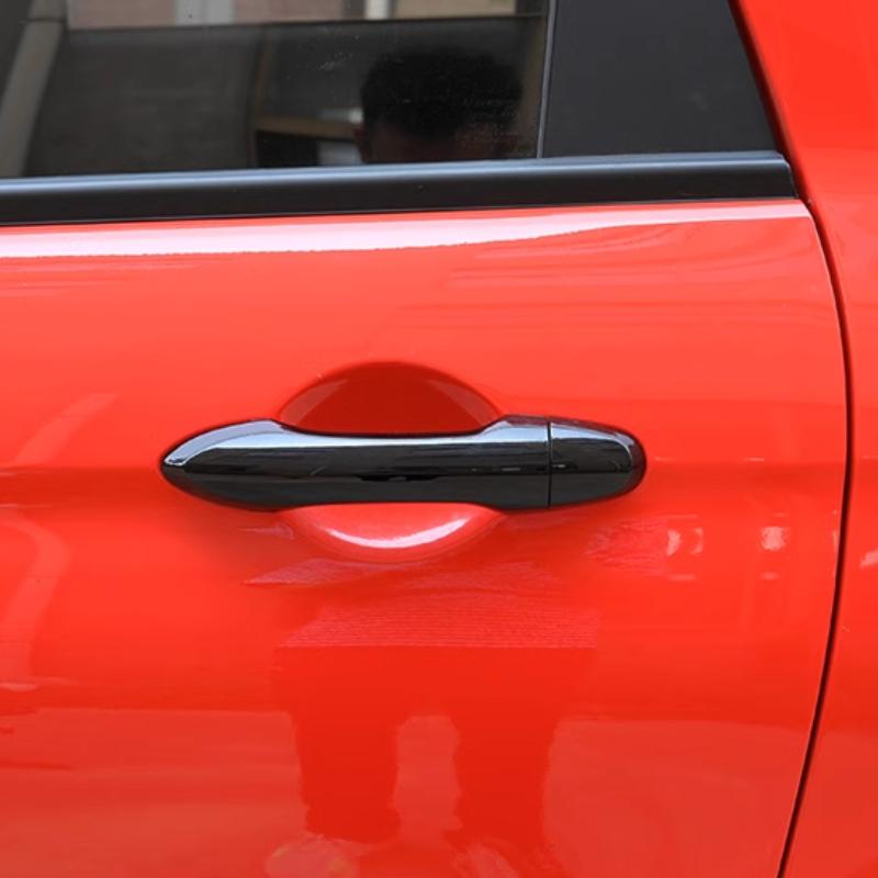 Black Door Outer Handle Decorative Sticker for LEAPMOTOR T03 Door Bowl Handle Changed Style Scratch proof Auto Accessories
