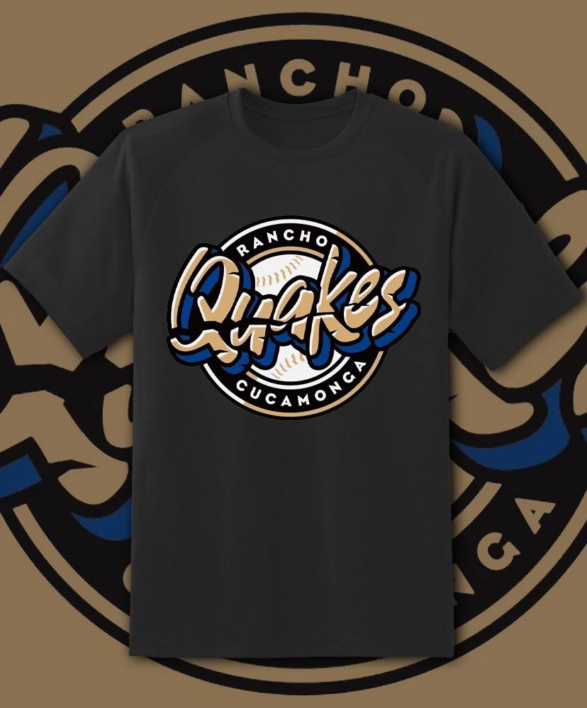 Men s and Women s T-shirts Rancho Cucamonga Quakes Milb Team Logo S
